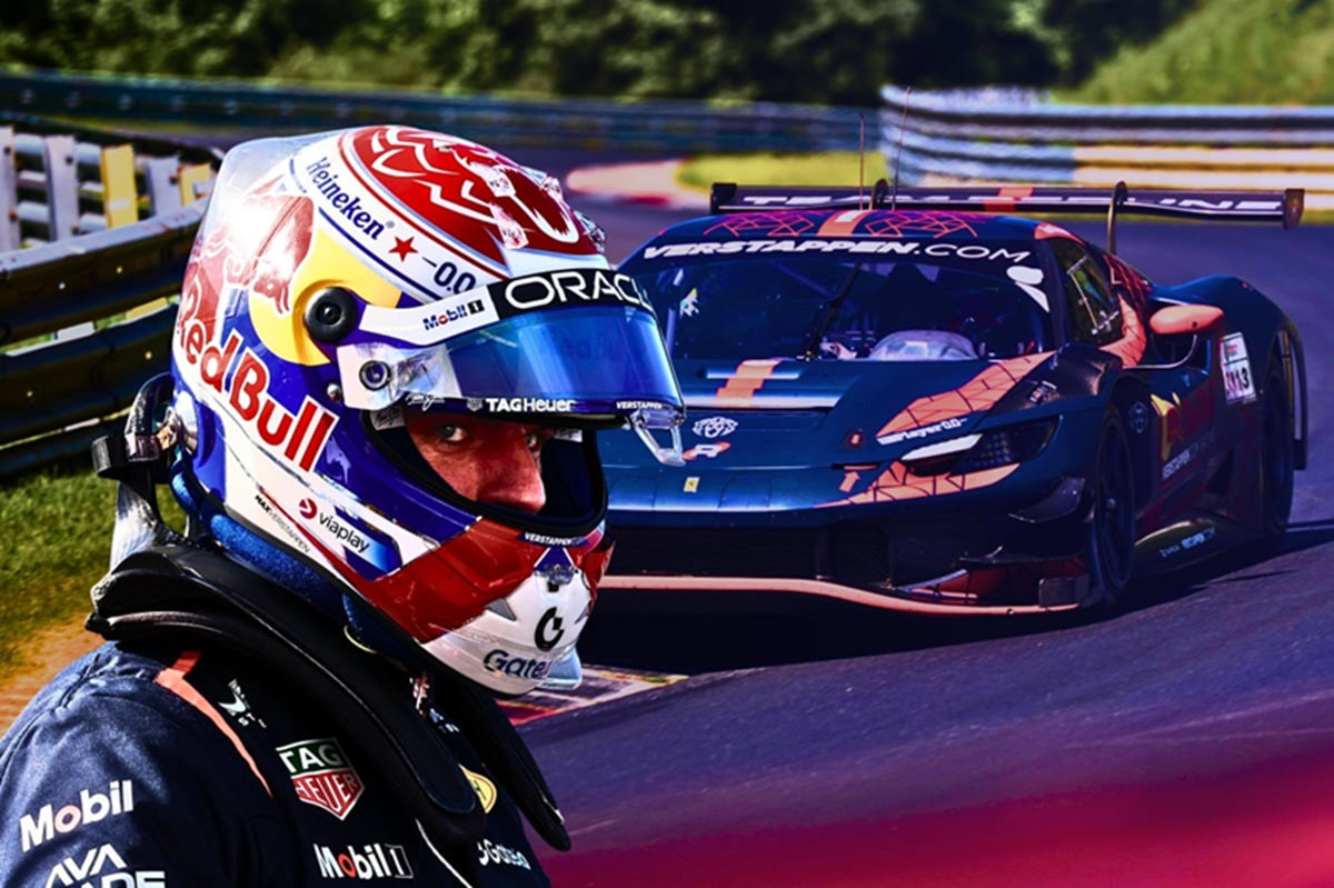 Verstappen testoval GT3 auto v Spa