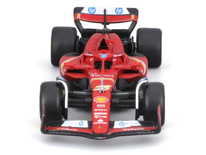 Model auta Ferrari, Charles Leclerc, SF-24, bburago, červené 🔥