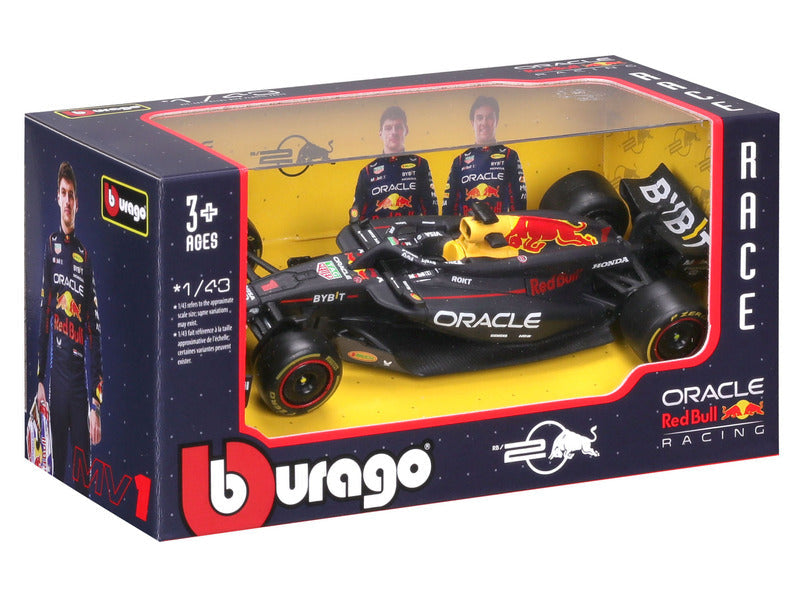 Model auta Red Bull Racing, Max Verstappen, RB20, bburago, modrá 🔥