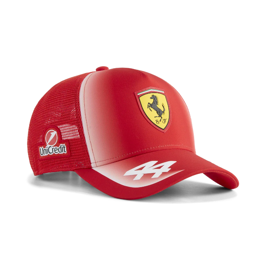Ferrari trucker šiltovka, tím, Lewis Hamilton, Puma, červená