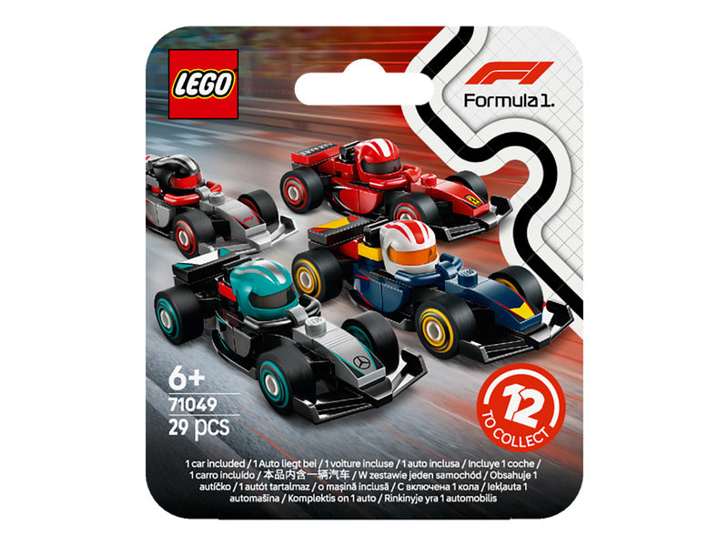 LEGO® minifigúrky, 71049, sbierateľné 1 zo 12, F1 autá