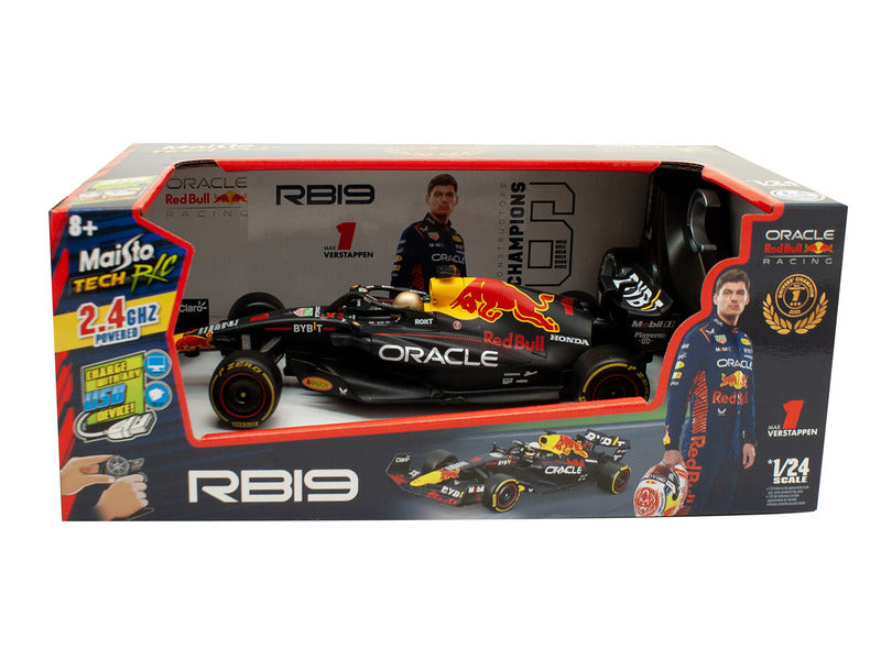 RC auto Red Bull Racing od značky bburago, Max Verstappen, číslo 1, 1:24, RB19