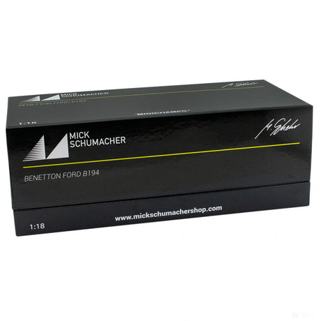 Model auta Mick Schumacher, Benetton Ford B194 Demo Run Belgium GP 2017, mierka 1:18, modrá, 2017 - FansBRANDS®