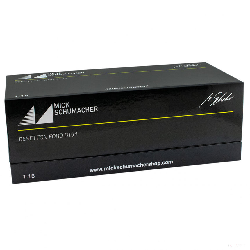 Model auta Mick Schumacher, Benetton Ford B194 Demo Run Belgium GP 2017, mierka 1:18, modrá, 2017 - FansBRANDS®
