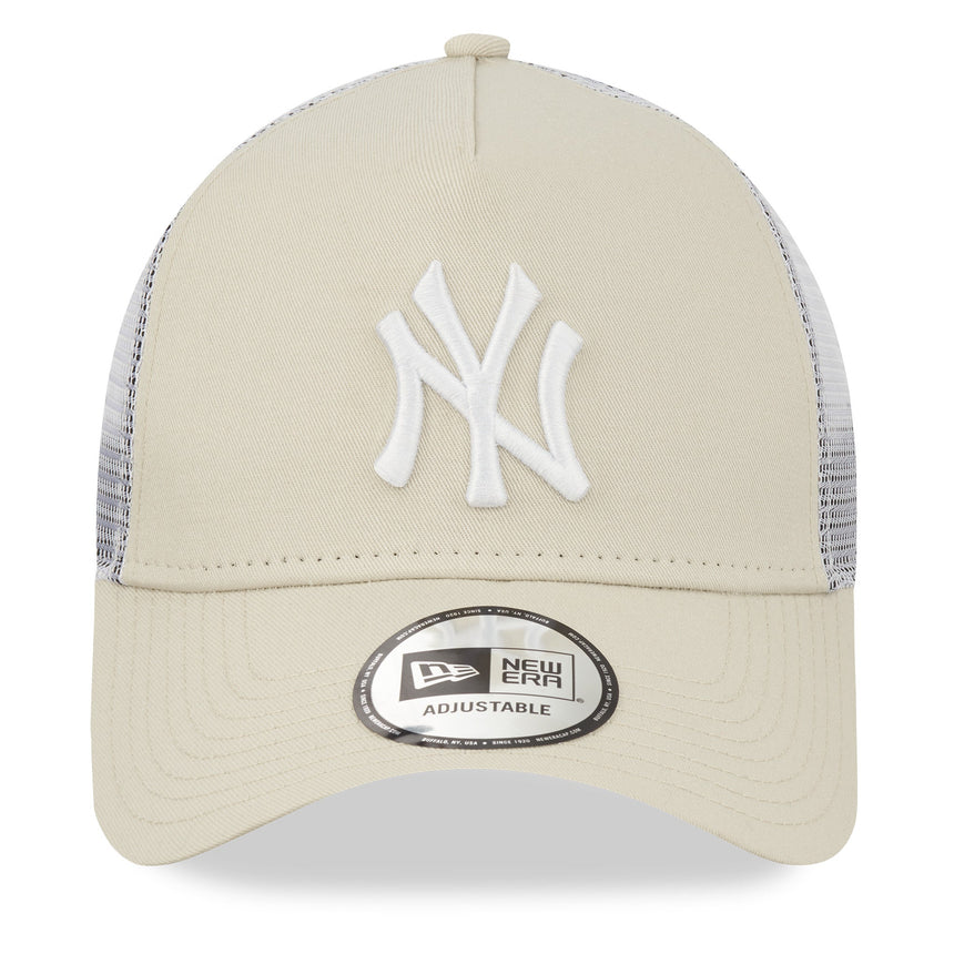 Šiltovka New York Yankees, trucker, New Era, 9FORTY, základná, béžová
