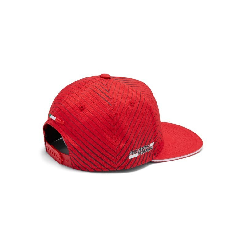 Čiapka Ferrari Flatbrim, Sebastian Vettel, dospelý, červená, 2018 - FansBRANDS®