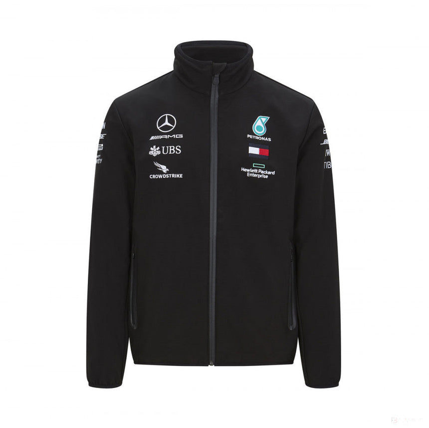 Mercedes Softshell bunda, Tím, Čierna, 2020