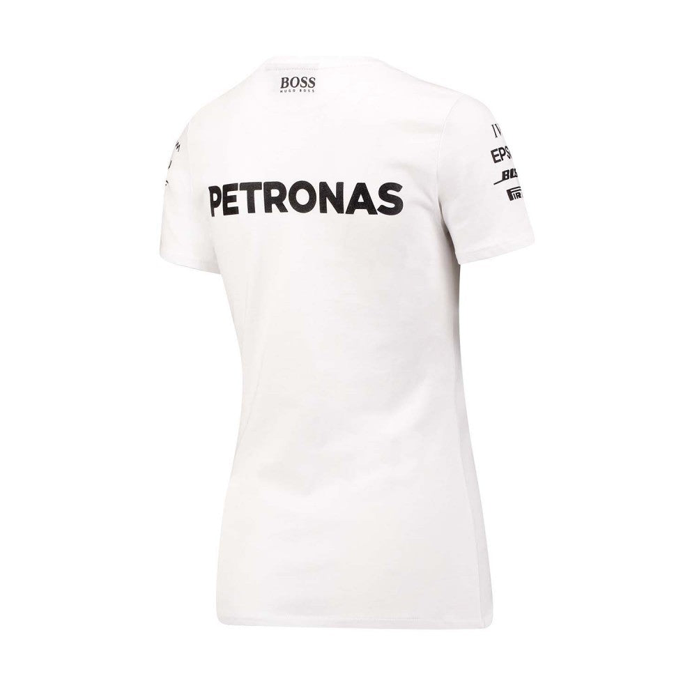 Dámske tričko Mercedes, tím, biele, 2017 - FansBRANDS®