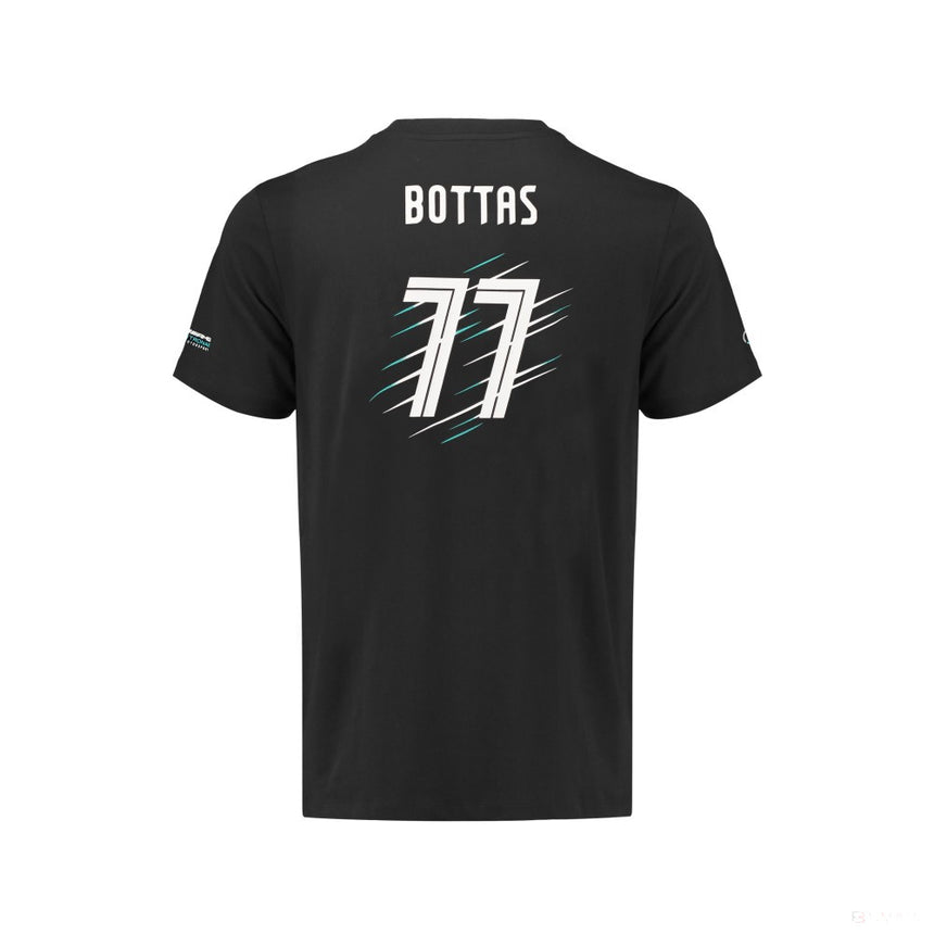 Detské tričko Mercedes, Bottas, čierne, 2018 - FansBRANDS®