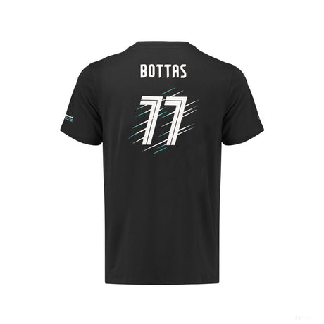 Detské tričko Mercedes, Bottas, čierne, 2018 - FansBRANDS®