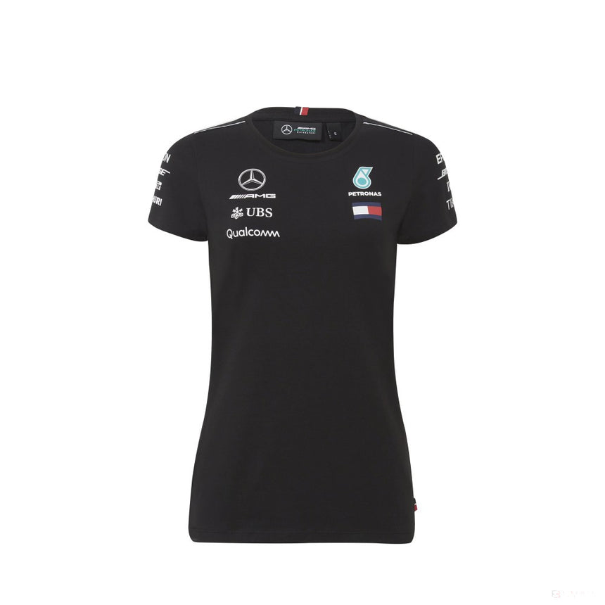 Dámske tričko Mercedes, Team, Black, 2018 - FansBRANDS®