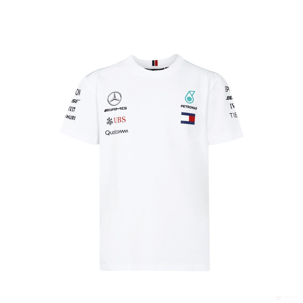 Detské tričko Mercedes, Team, BIELY, 2018 - FansBRANDS®