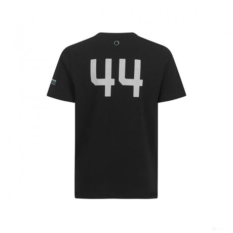 Detské tričko Mercedes, Lewis Hamilton #44, čierne, 2019 - FansBRANDS®