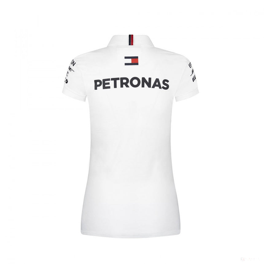Mercedes Dámske Polo, Team, Biela, 2019 - FansBRANDS®