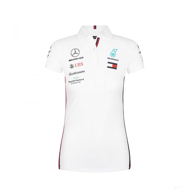 Mercedes Dámske Polo, Team, Čierna, 2019 - FansBRANDS®