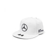 Čiapka Mercedes Hamilton Flatbrim, pre dospelých, biela, 2019 - FansBRANDS®