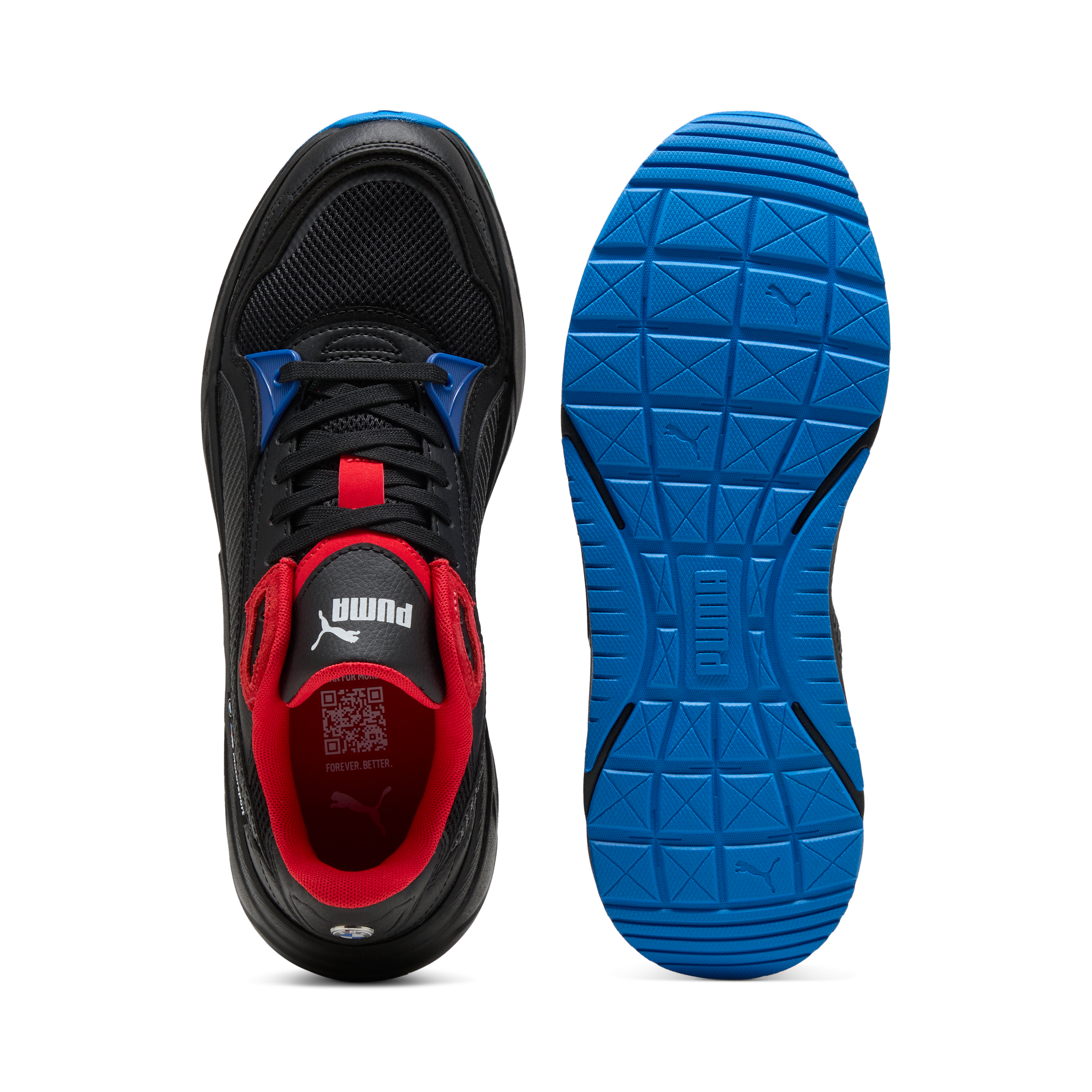 BMW topánky, Puma, MMS, Trinity 2, čierno-kobaltové 🔥