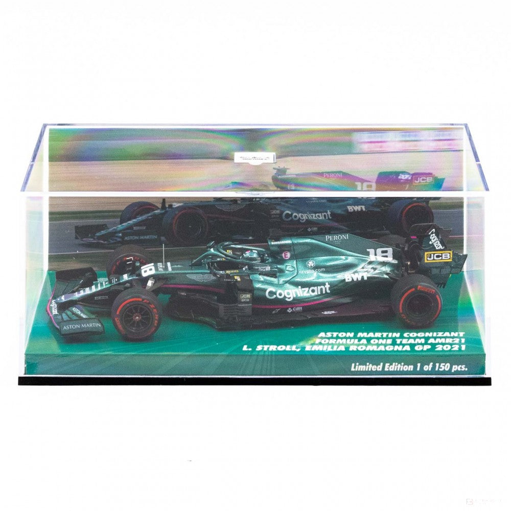 Lance Stroll Aston Martin Cognizant AMR21 Formula 1 Emilia-Romagna GP 2021 Limited Edition 1:43 - FansBRANDS®