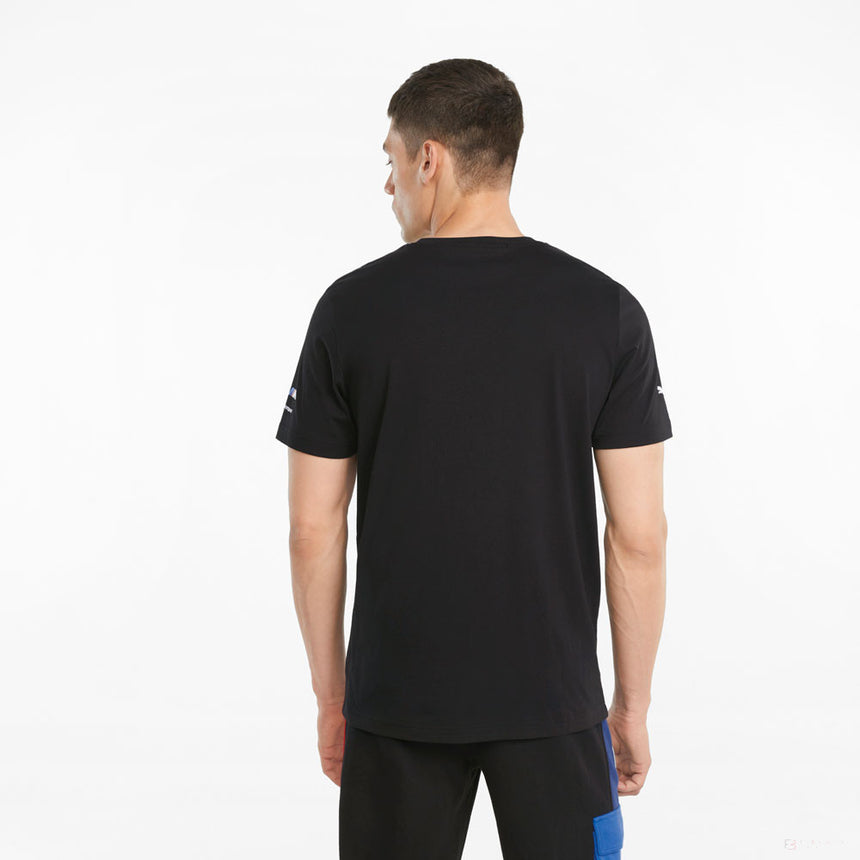 BMW tričko, logo Puma BMW Motorsport, čierne, 2021 - FansBRANDS®