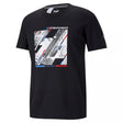 BMW tričko, Puma BMW MMS Graphic, čierne, 2021 - FansBRANDS®