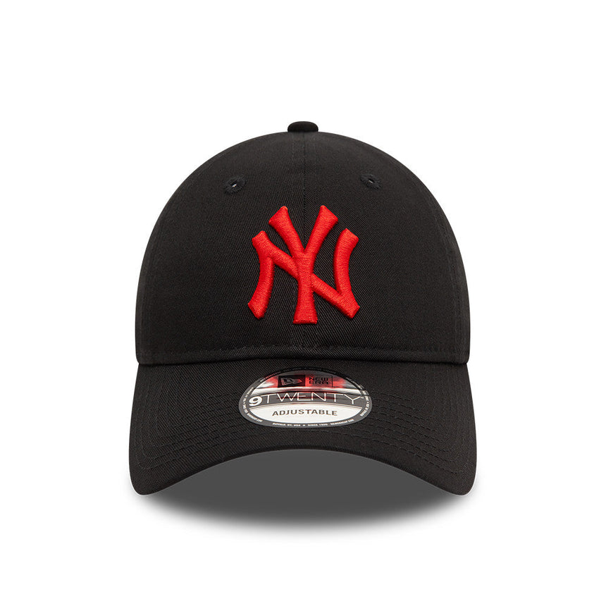 New York Yankees kšiltovka, červené logo, New Era, 9TWENTY, základná, čierna