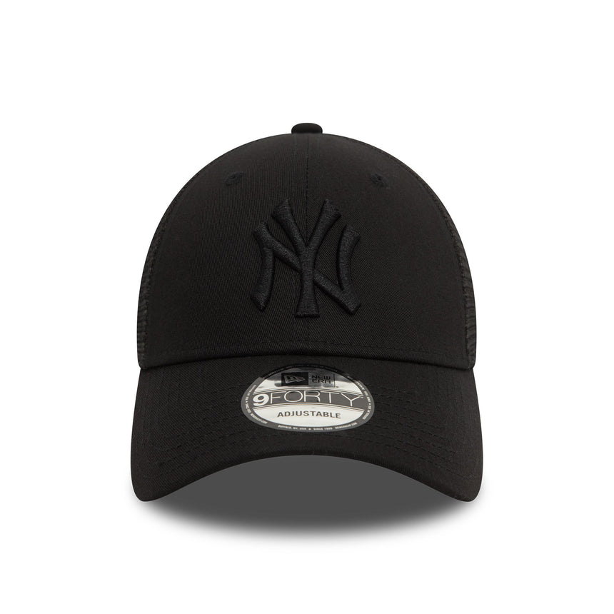 Šiltovka New York Yankees, trucker, New Era, 9FORTY, úplne čierna