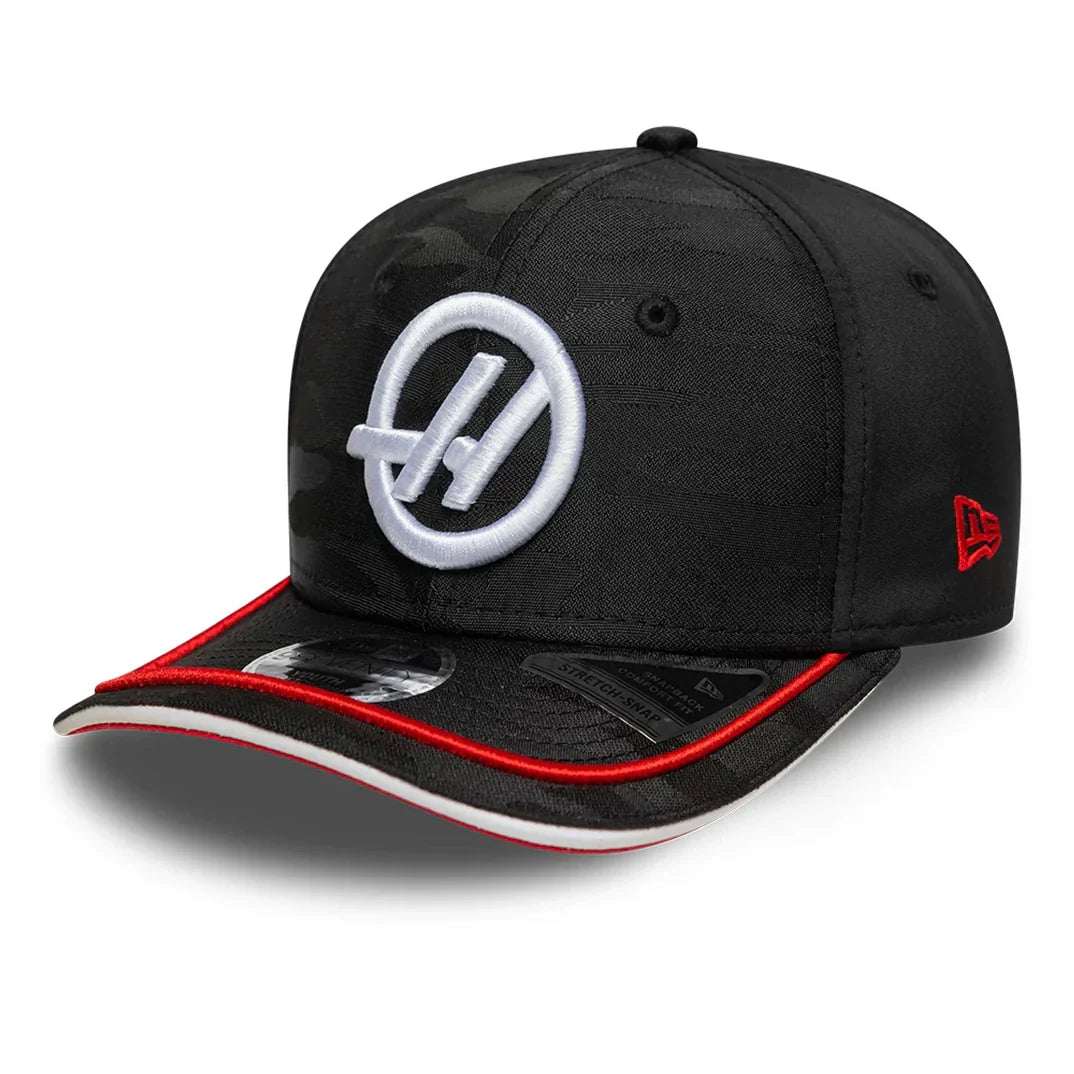 Haas F1 Baseballová čiapka, Detská, New Era, 9SEVENTY, Camo 🔥
