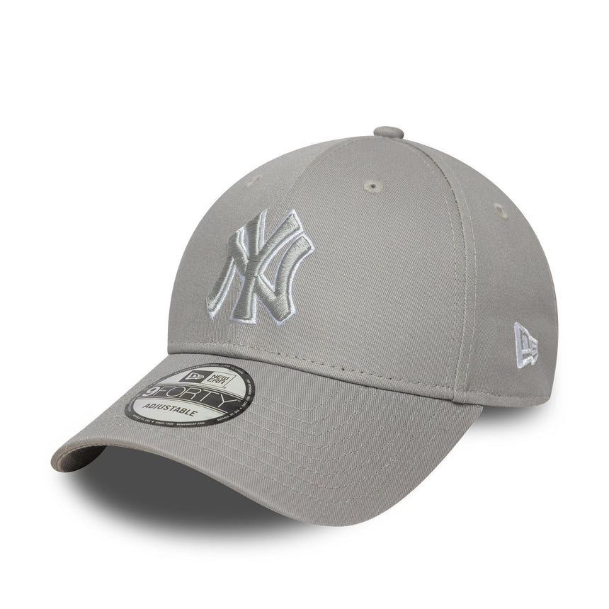 Čiapka New York Yankees, New Era, 9FORTY, s výrazným obrysom, sivá