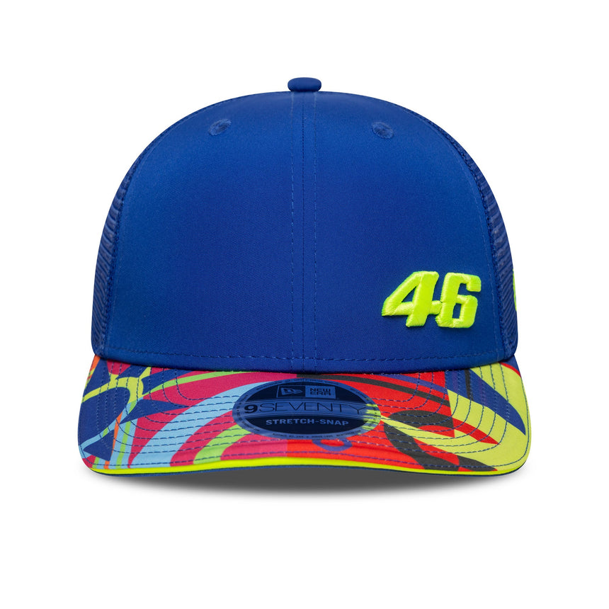 Valentino Rossi #46 čiapka trucker, VR46, New Era, 9SEVENTY, modrá