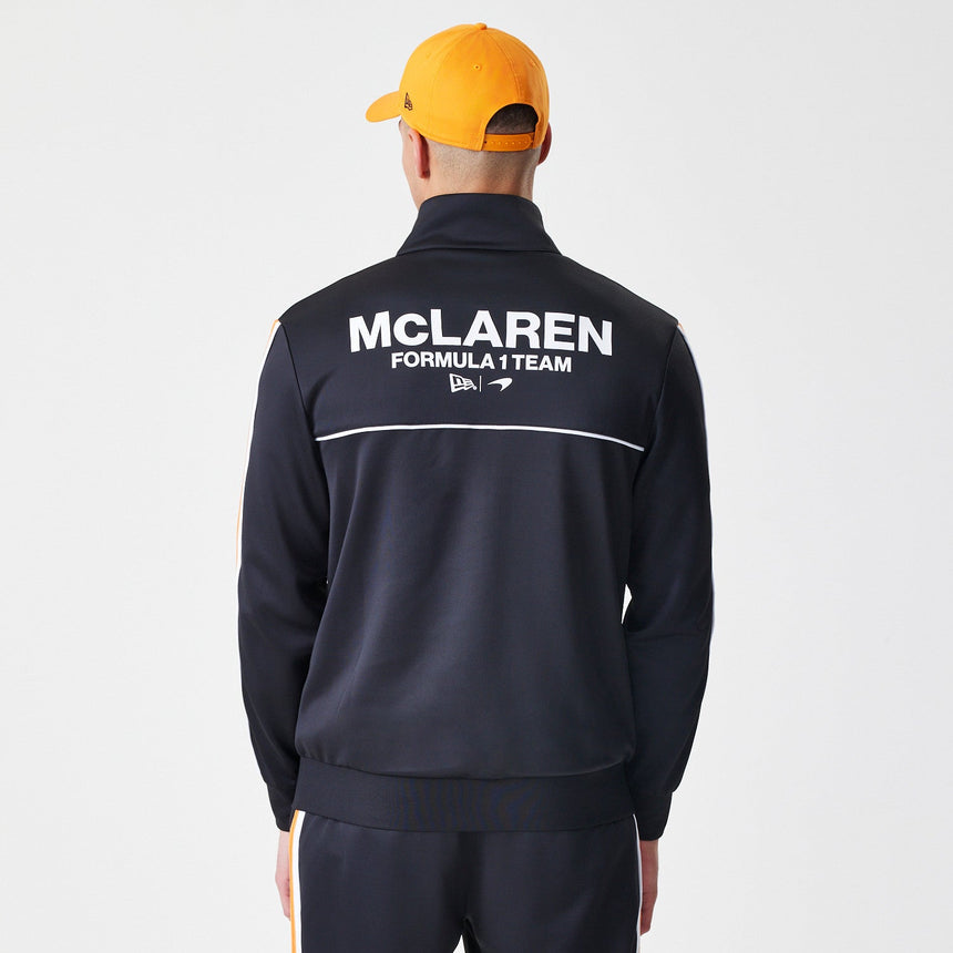 McLaren mikina so zapínaním na zips, New Era, čierna