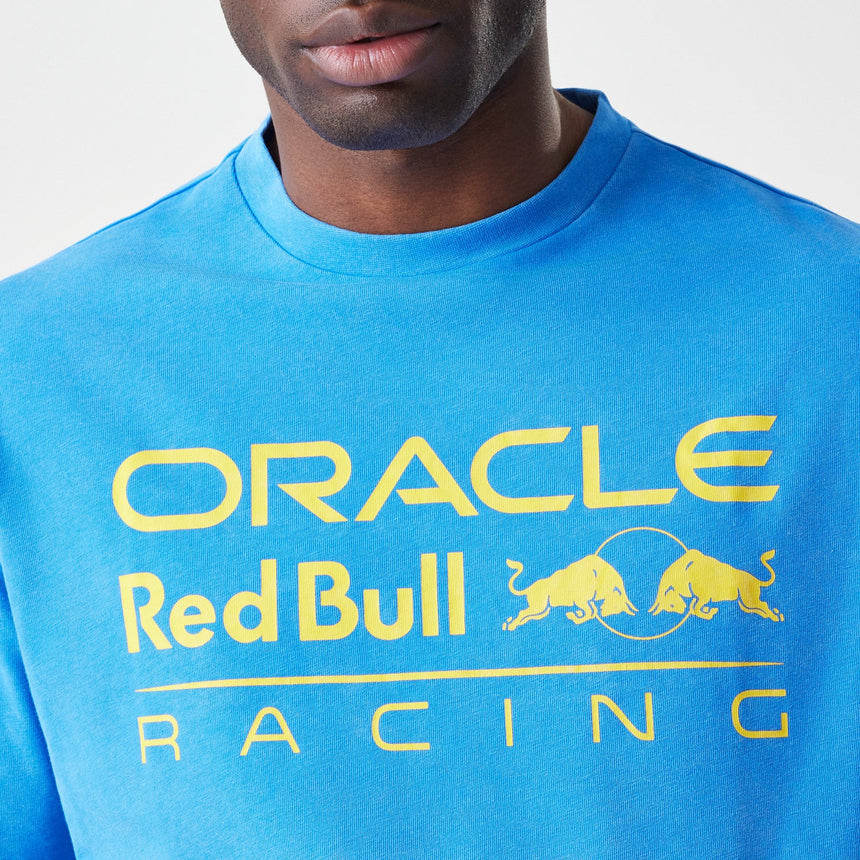 Tričko Red Bull Racing, oversize, New Era, modré