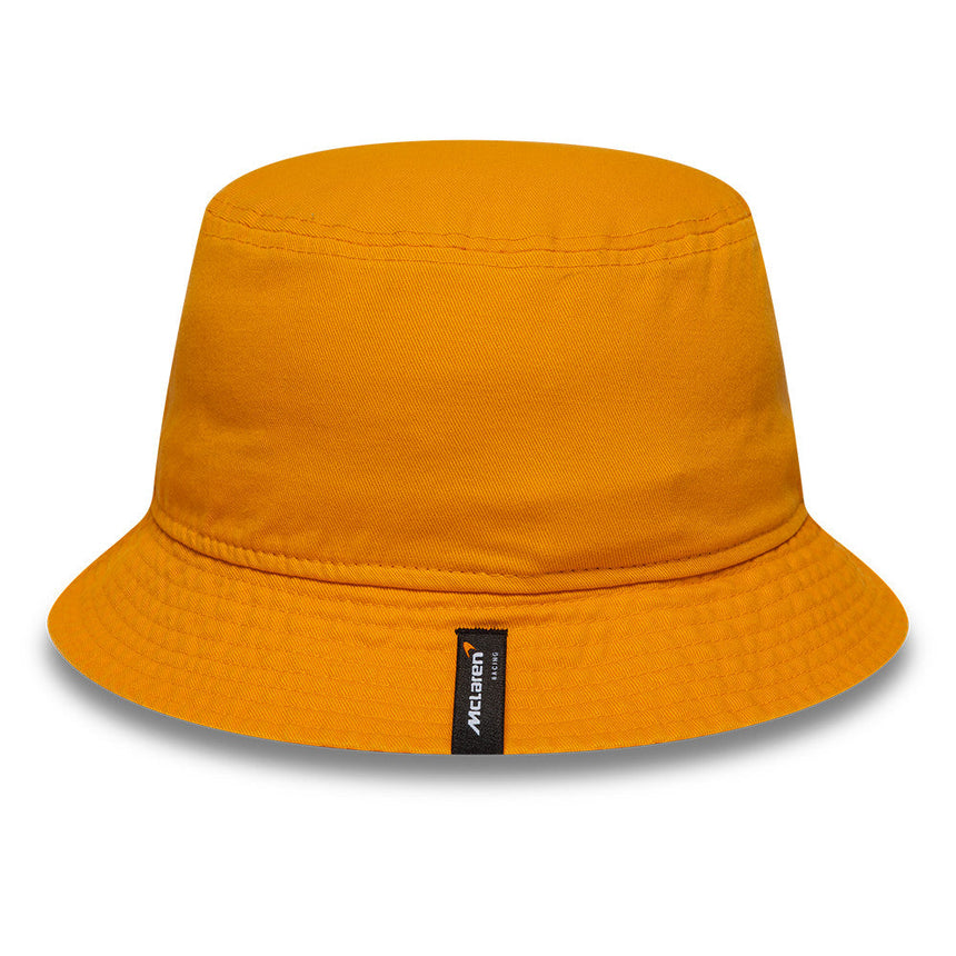 McLaren x Reiss bucket hat, so zúženým strihom, New Era, oranžová