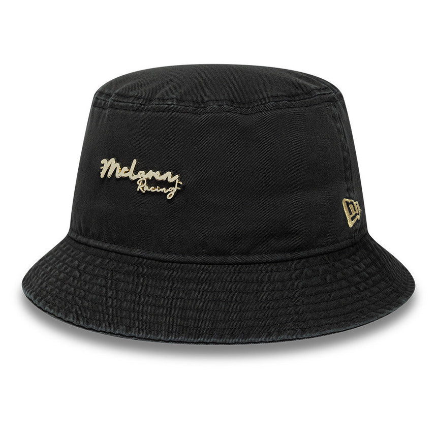 Klobúk typu bucket McLaren x Reiss, zúžený, New Era, čierny