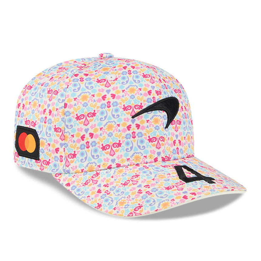 Čiapka McLaren, tím, Lando Norris, mexická špeciálna edícia, New Era, 9SEVENTY, biela