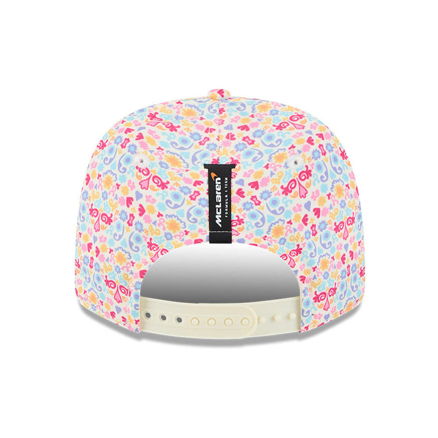 Čiapka McLaren, tím, Lando Norris, mexická špeciálna edícia, New Era, 9SEVENTY, biela