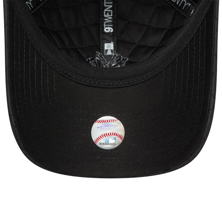 Šiltovka New York Yankees, s polstrovaním, New Era, 9TWENTY, pre ženy, čierna