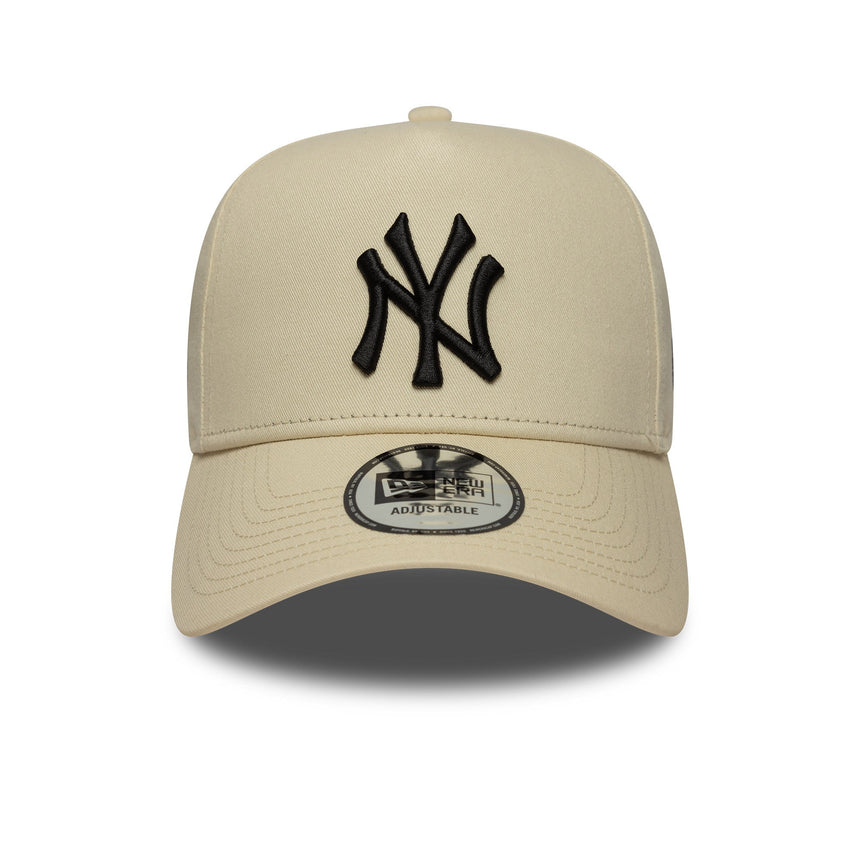 Čiapka New York Yankees, béžová, bočná nášivka, A-frame, New Era, 9FORTY, béžová