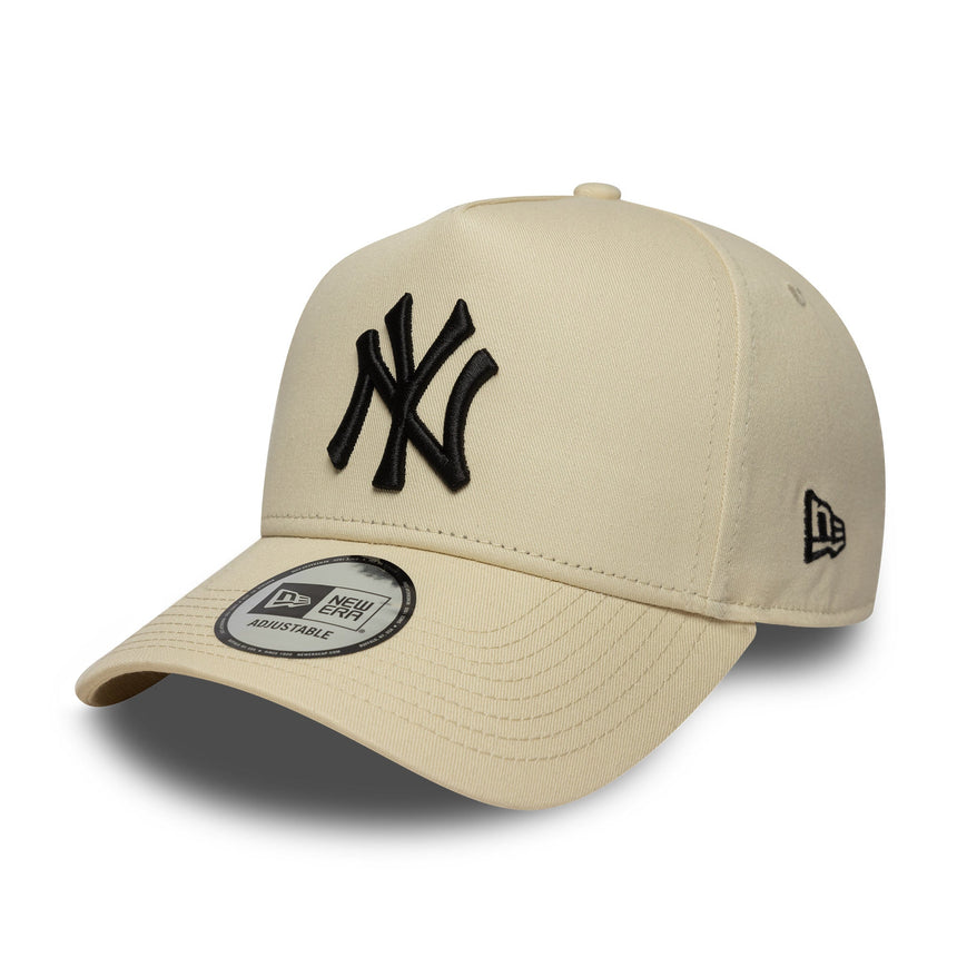 Čiapka New York Yankees, béžová, bočná nášivka, A-frame, New Era, 9FORTY, béžová