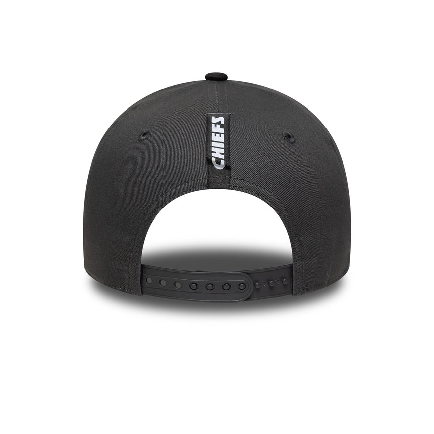 Kšiltovka Kansas City Chiefs, bezchybný špendlík, New Era, 9FORTY, sivá