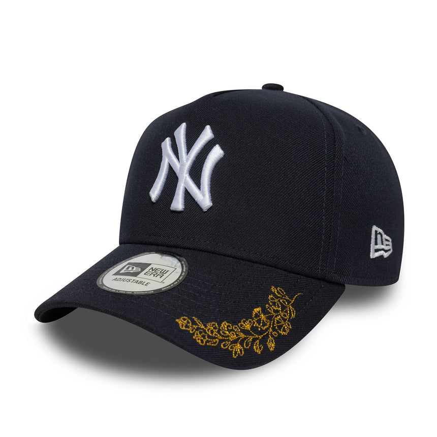 New York Yankees čiapka, TONAL ICON, A-frame, New Era, 9FORTY, modrá