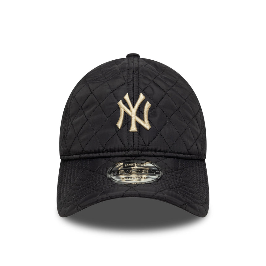 Čiapka New York Yankees, prešívaná, New Era, 9TWENTY, čierna, sivá