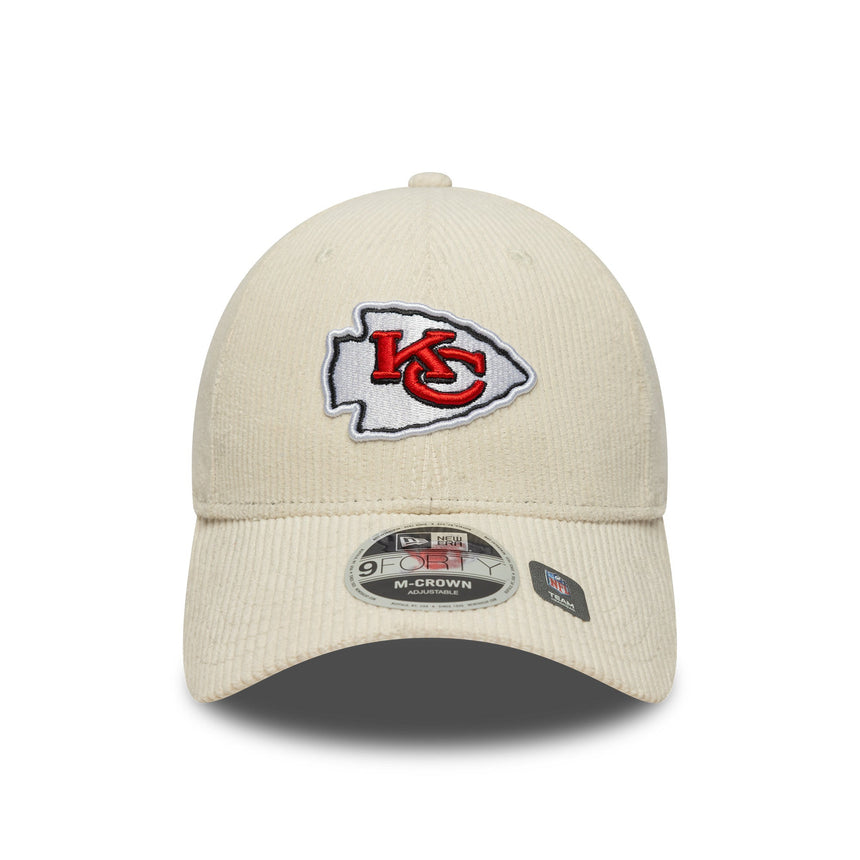 Čiapka Kansas City Chiefs, s šnúrkou, New Era, 9FORTY, béžová