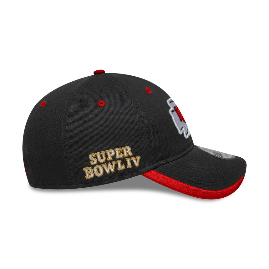 Šiltovka Kansas City Chiefs, tímový odznak, New Era, 9TWENTY, jednobarevná, šedá
