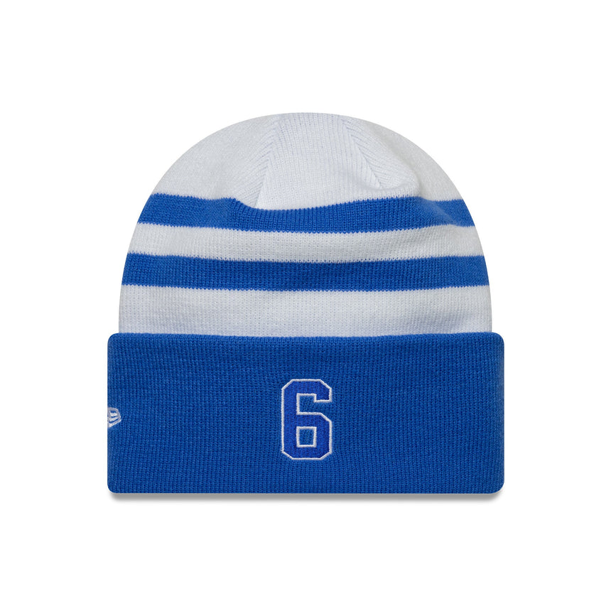 Visa RB čiapka, tím, Isack Hadjar, pletená s manžetou, New Era, viacfarebná