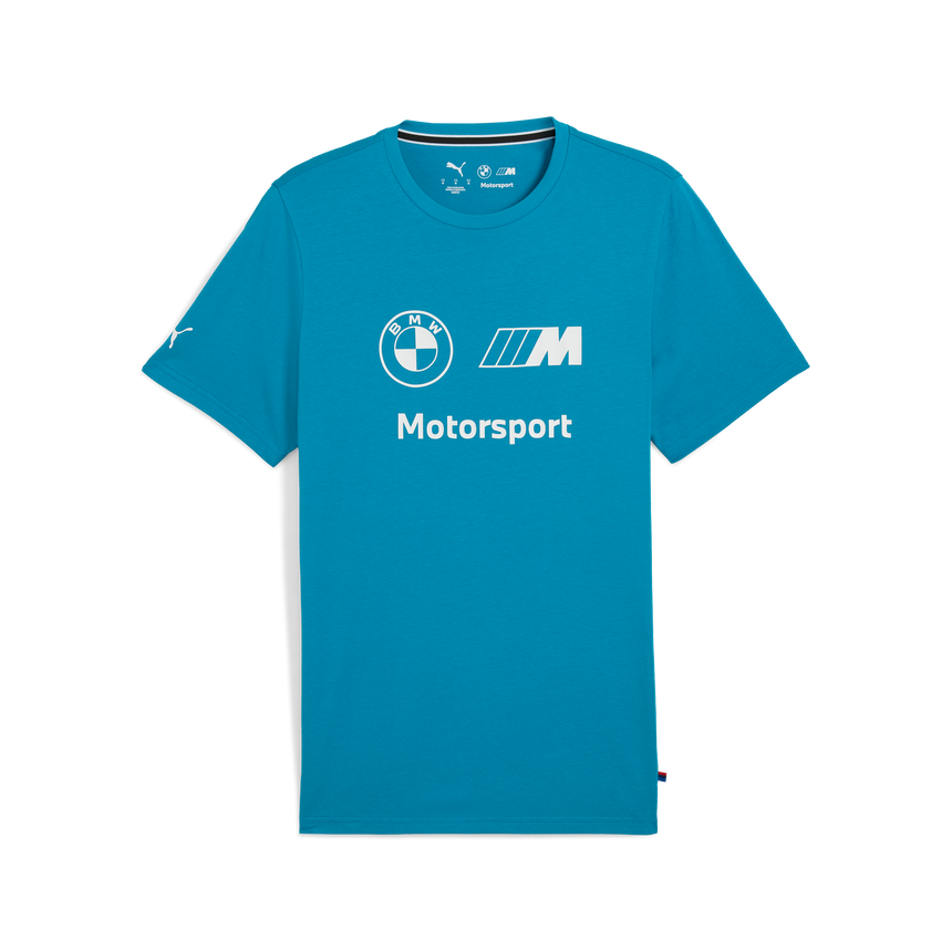 Tričko s logom BMW, Puma, Essential, MMS, modré 🔥