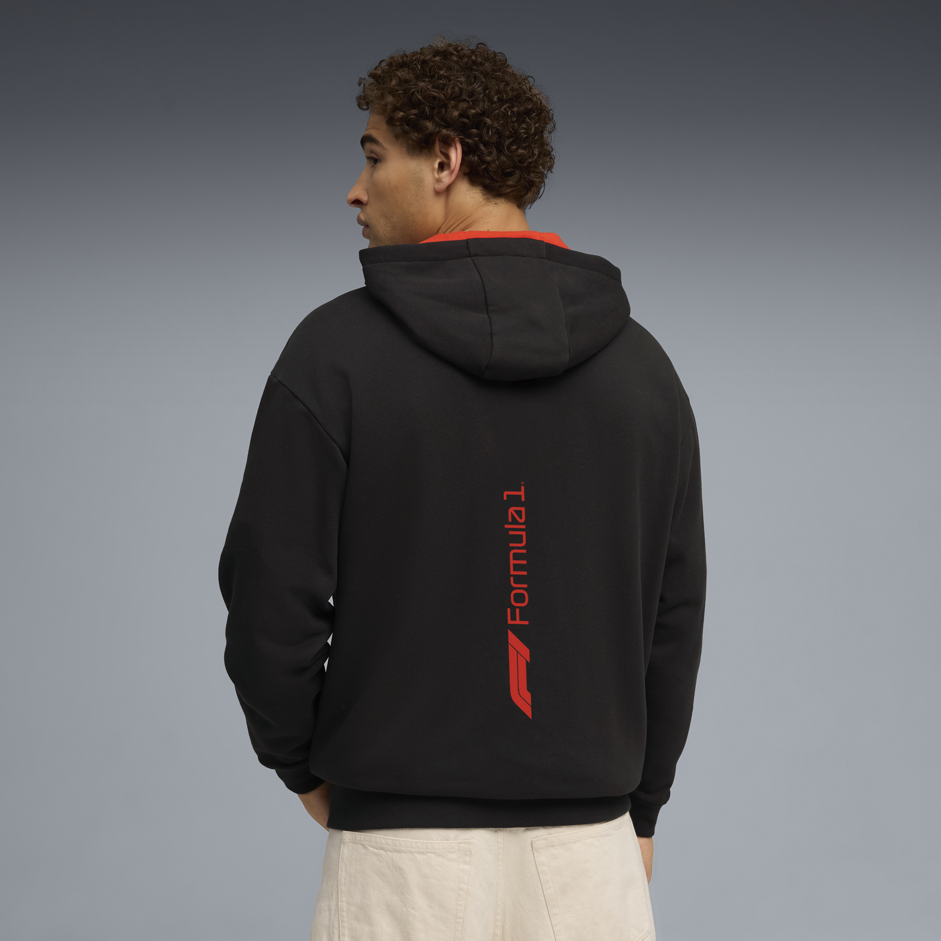 F1 mikina s kapucňou, Puma, Essetial+, na zips, čierna 🔥