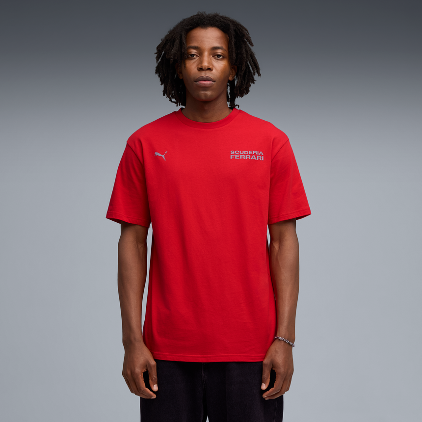 Ferrari tričko, Puma, životný štýl, červené 🔥