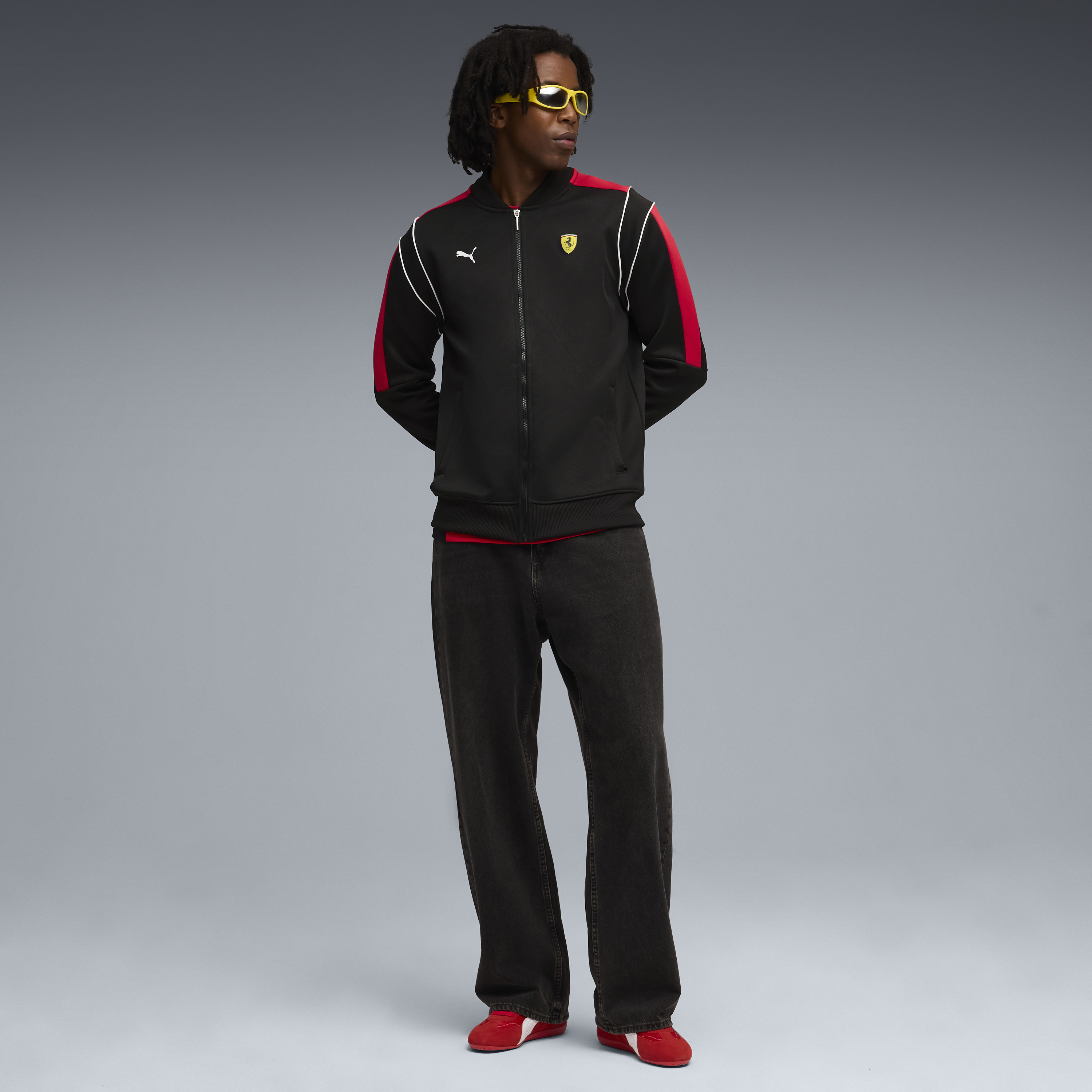 Ferrari sveter, Puma, MT7, čierny 🔥