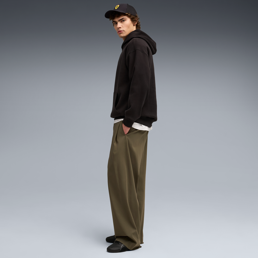 Ferrari mikina s kapucňou, Puma, športové oblečenie, štítové logo, čierna 🔥