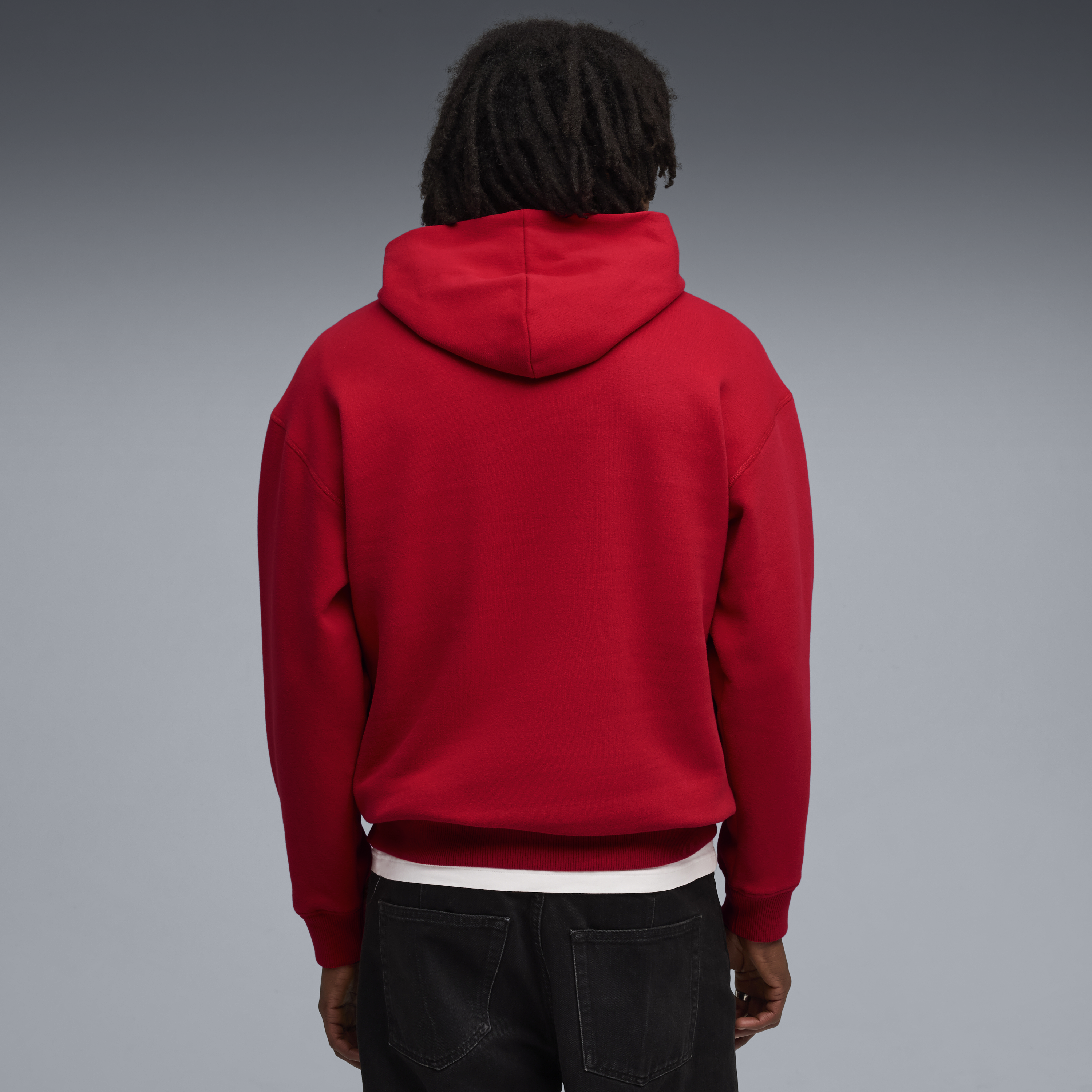 Ferrari mikina s kapucňou, Puma, športové oblečenie, štítové logo, červená 🔥